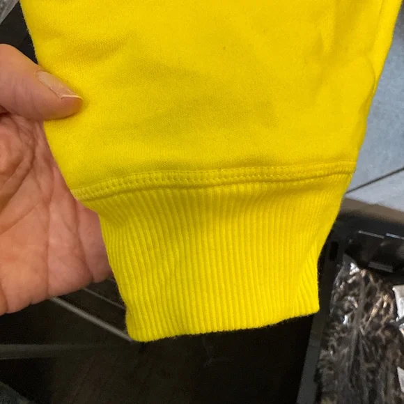 Women's Yitty Yellow & White Major Label EP Hoodie Plus Size 6X - Picture 4 of 6